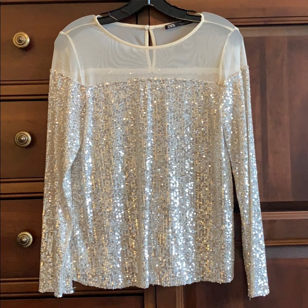 Zara sequin too